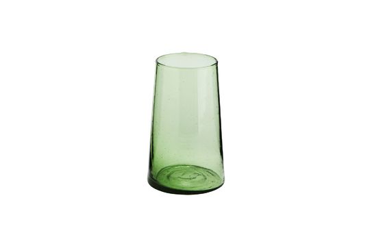 Bicchiere da acqua grande in vetro verde Balda