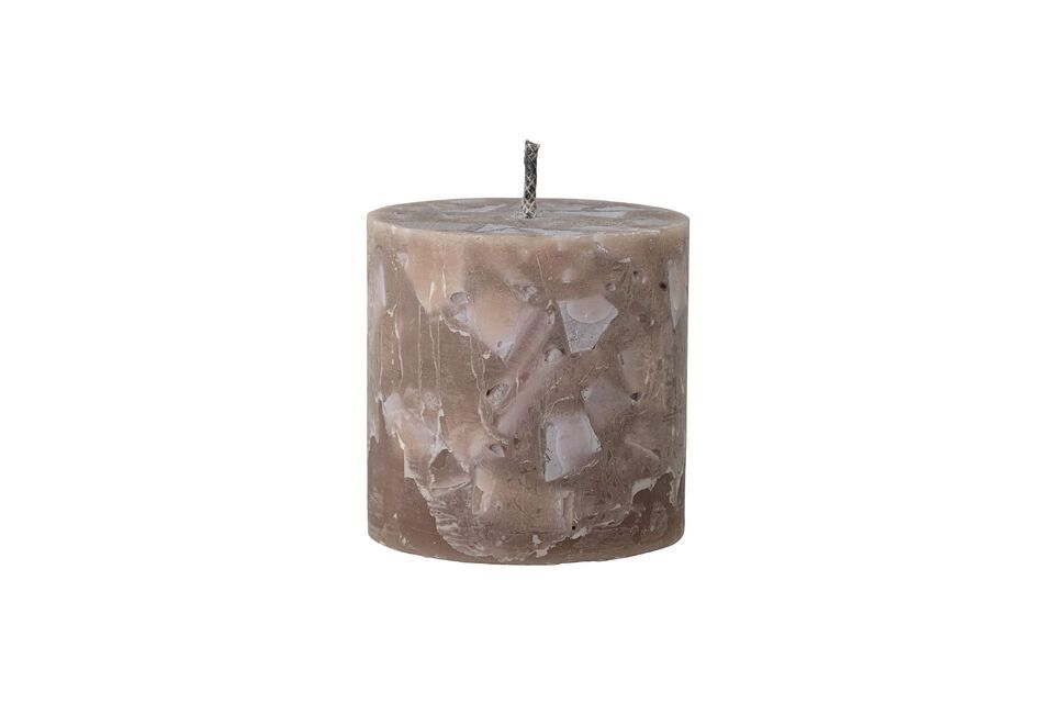 Candela di paraffina marrone Terrazzo Bloomingville