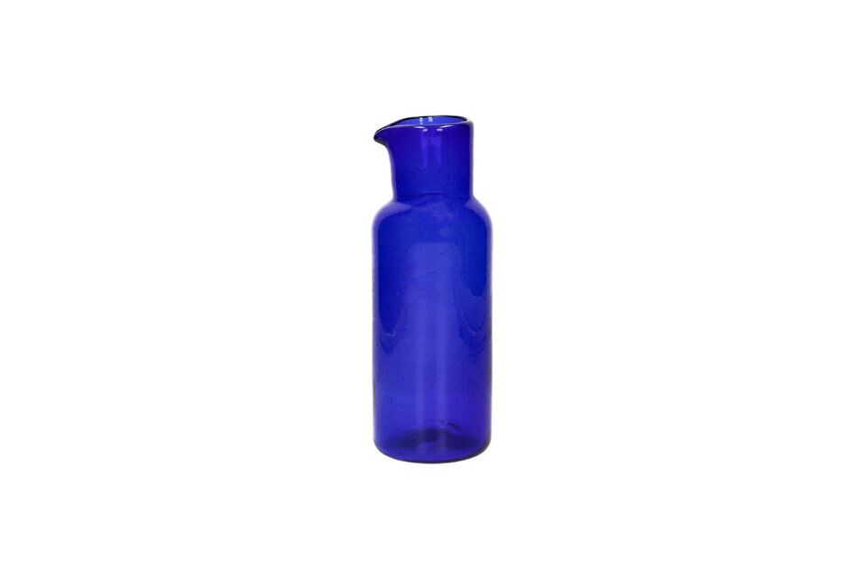 Caraffa in vetro blu Vico Pomax