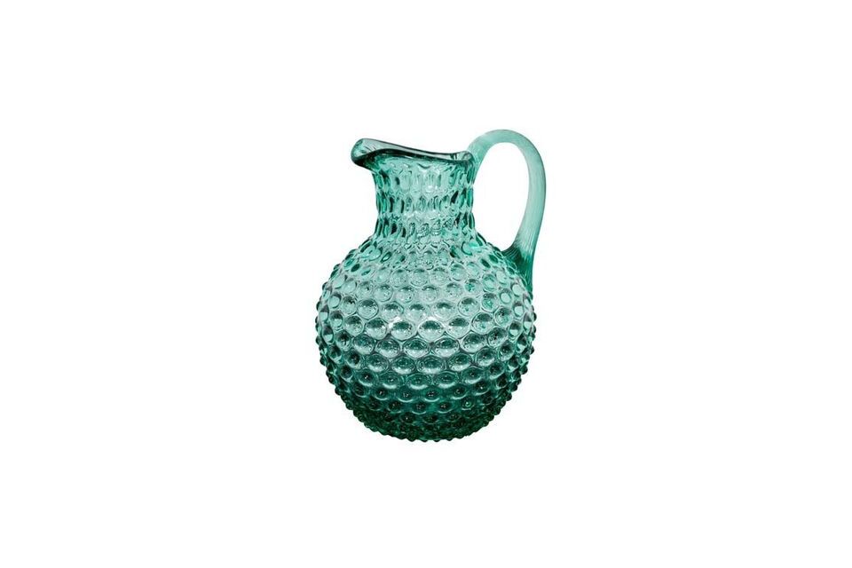 Caraffa in vetro verde Diamant Chehoma