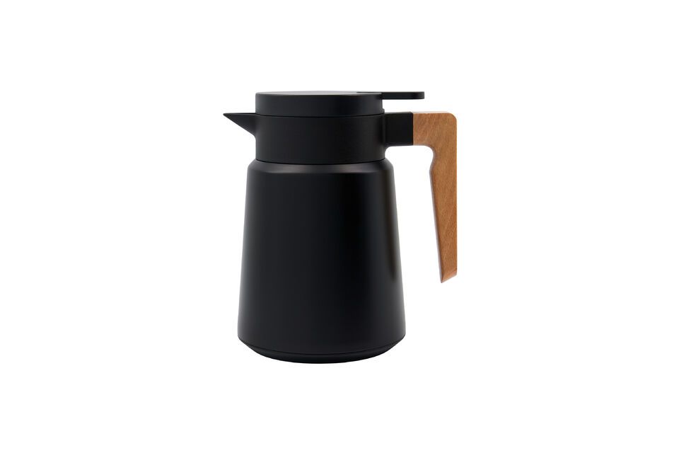 Caraffa piccola Cole in acciaio inox nero House Doctor