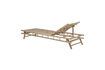 Miniatura Chaise longue in bambù naturale Sole 7