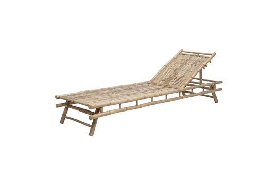 Chaise longue in bambù naturale Sole