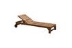 Miniatura Chaise longue Tirama in teak beige 6