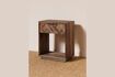 Miniatura Comodino Loket in teak marrone 3