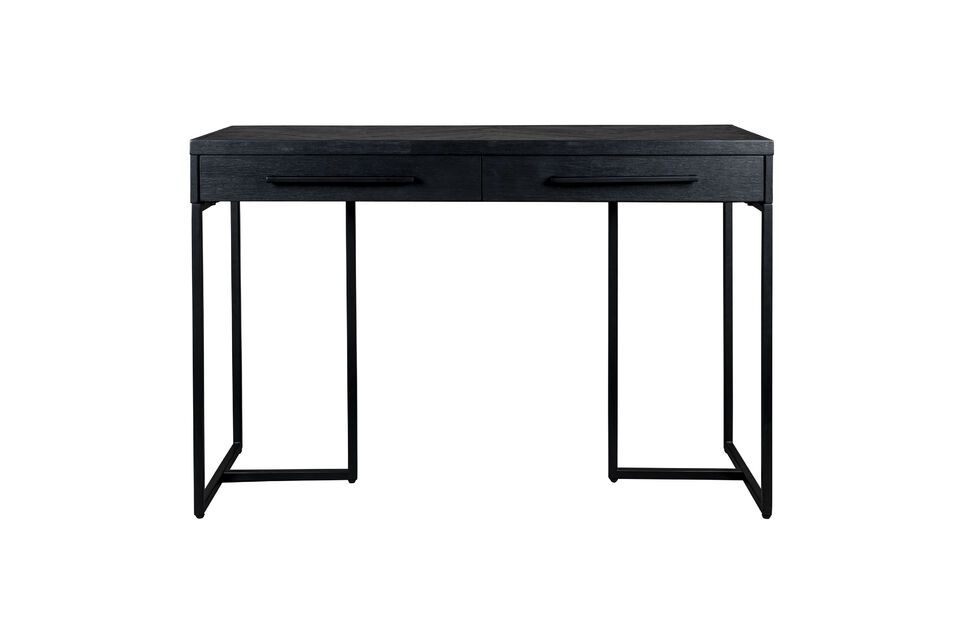 Console di classe in legno nero DutchBone