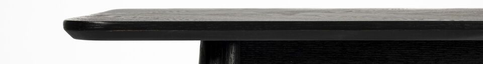 Materiali prima di tutto Console in legno nero Fabio