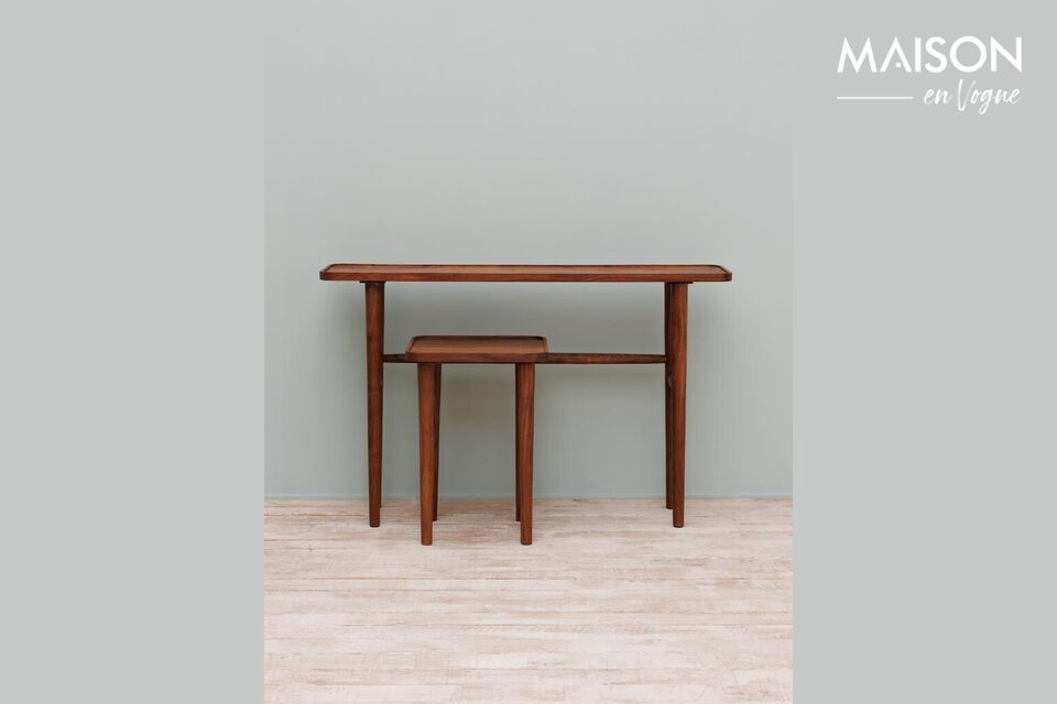 Arricchite i vostri interni con una console in legno di mango robusta ed elegante.