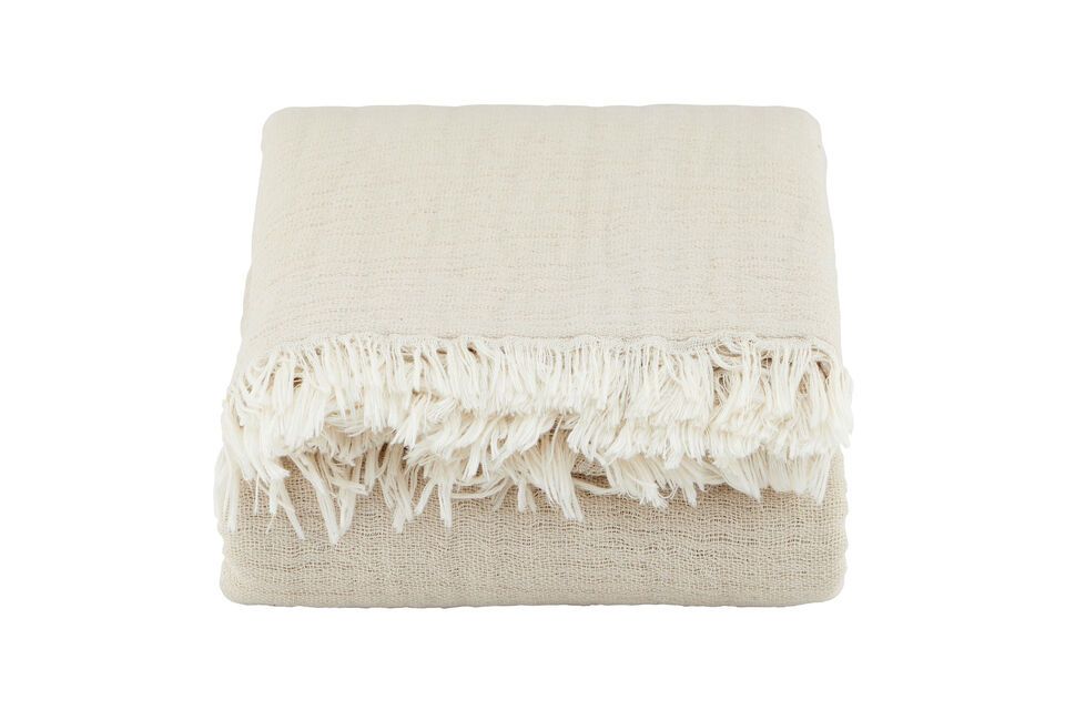 Coperta Alice in cotone beige House Doctor