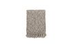 Miniatura Coperta Ghina beige in cotone riciclato 1