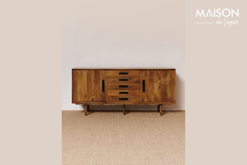 Credenza Amador in legno scuro Chehoma