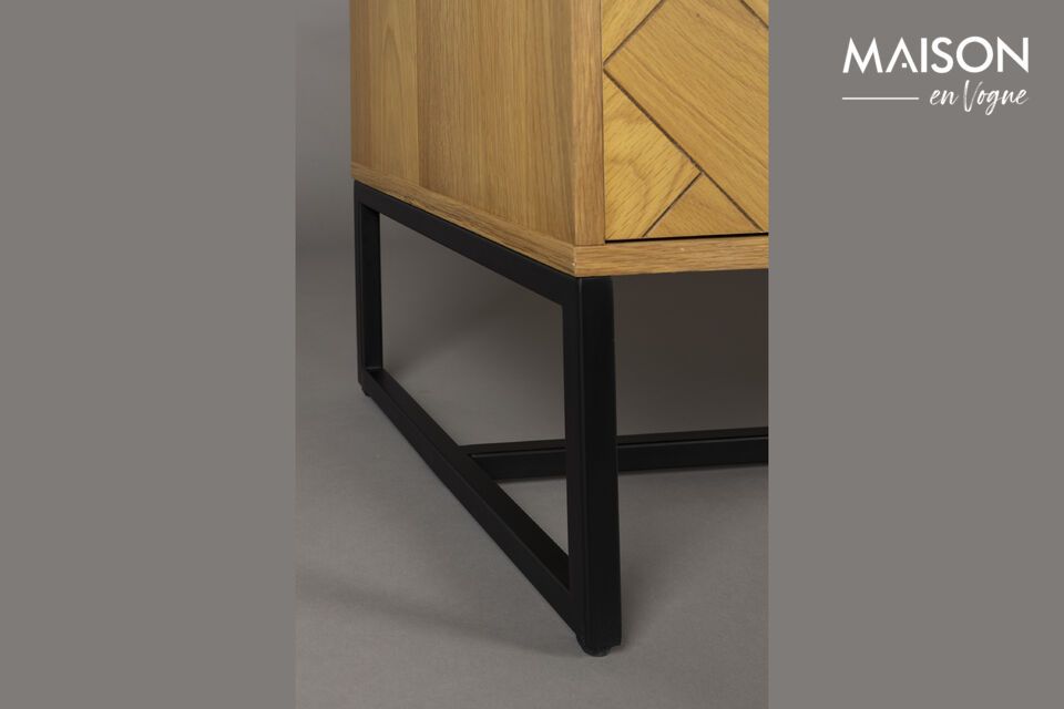 Credenza bassa in legno di rovere Class - 7