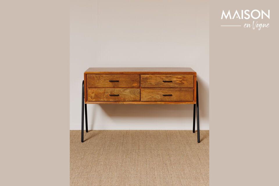 Credenza Chapman in legno scuro Chehoma