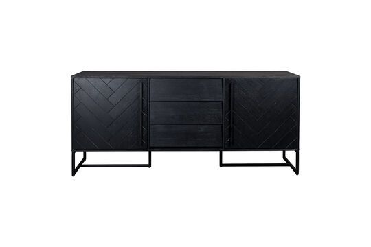 Credenza di classe in legno nero Foto ritagliata