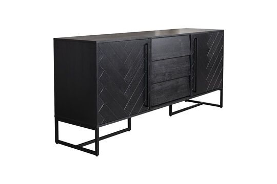 Credenza di classe in legno nero Foto ritagliata