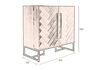 Miniatura Credenza in legno di rovere Class 17