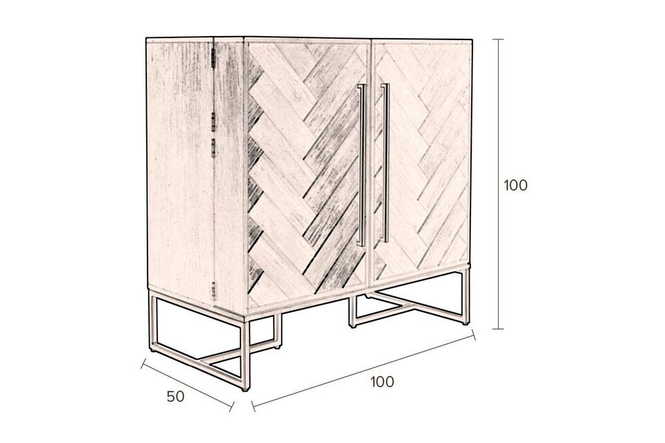 Credenza in legno di rovere Class - 15