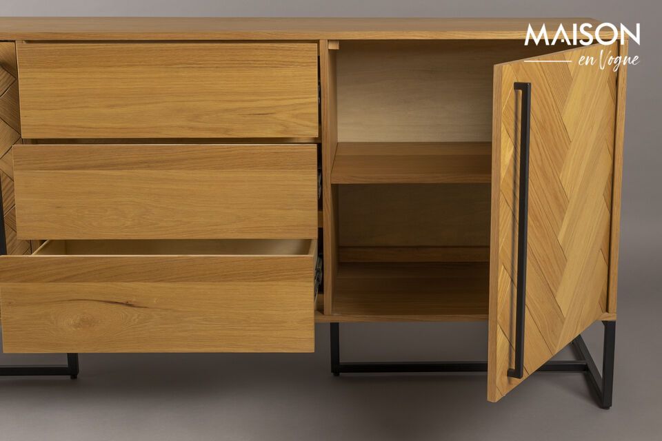 Credenza in legno di rovere Class - 9