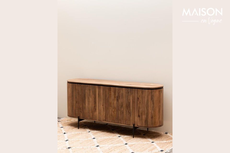 Credenza in legno scuro Porte Chehoma