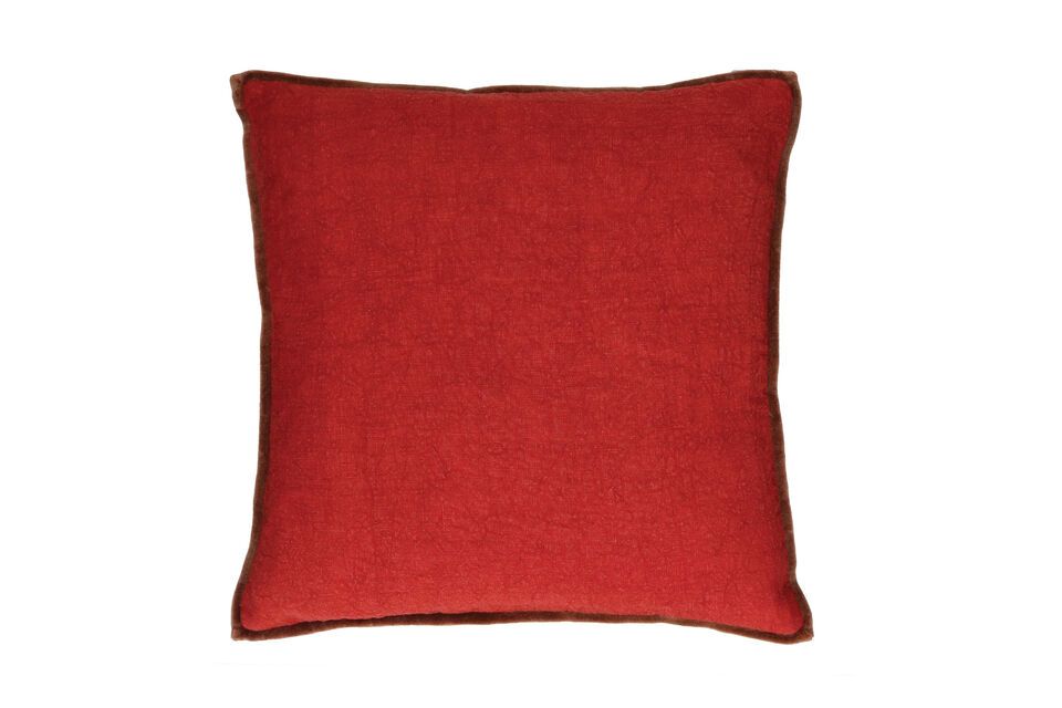 Cuscino in cotone rosso Opposites Pomax