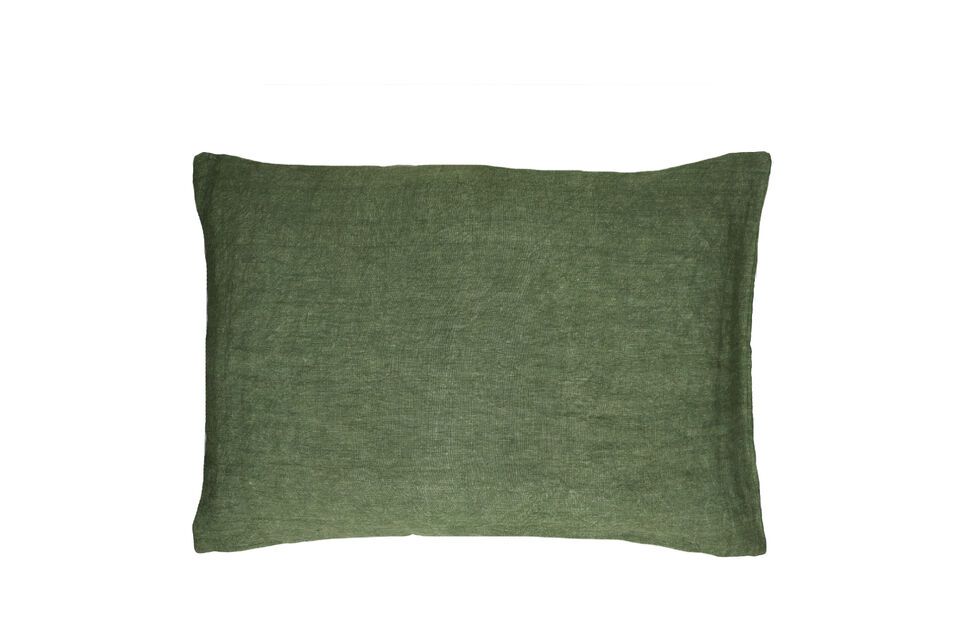 Cuscino in cotone verde Basics Pomax