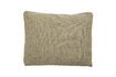 Miniatura Cuscino in tessuto fine beige 1