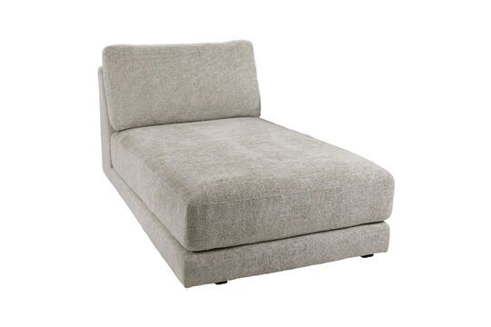 Element chaise longue in tessuto grigio Toronto Foto ritagliata