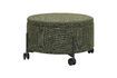 Miniatura Grande pouf in tessuto verde Contenitore 1