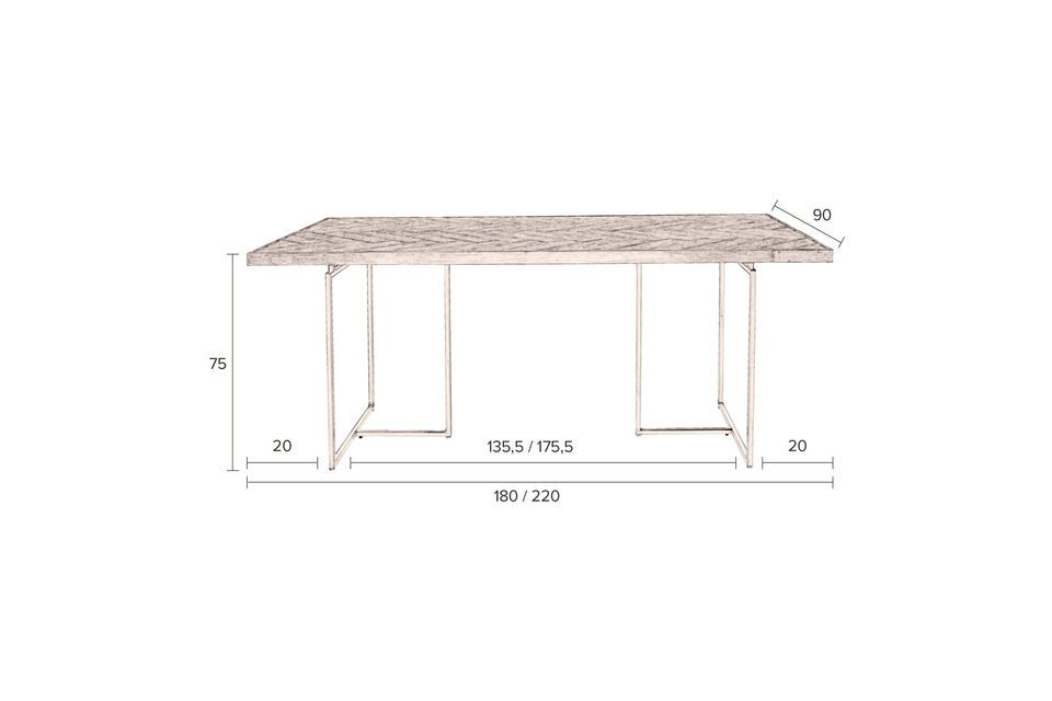 Grande tavolo in rovere Class - 11