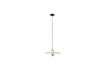 Miniatura Lampada a sospensione Balance in rattan beige 1