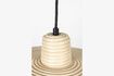 Miniatura Lampada a sospensione Balance in rattan beige 6