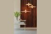 Miniatura Lampada a sospensione Balance in rattan beige 3