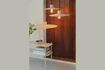 Miniatura Lampada a sospensione Balance in rattan beige 5