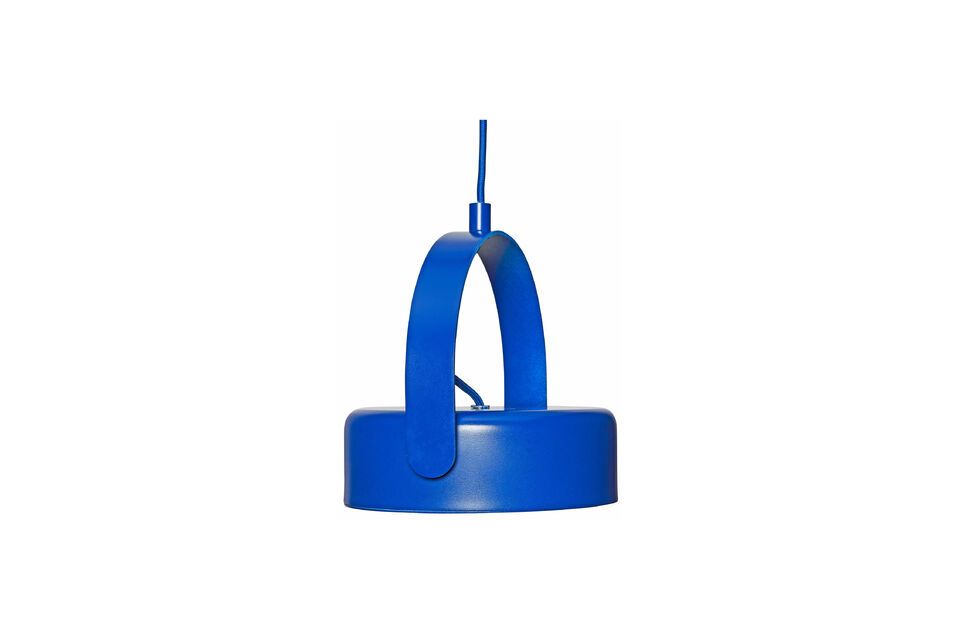 Lampada a sospensione in metallo blu Stage - 4