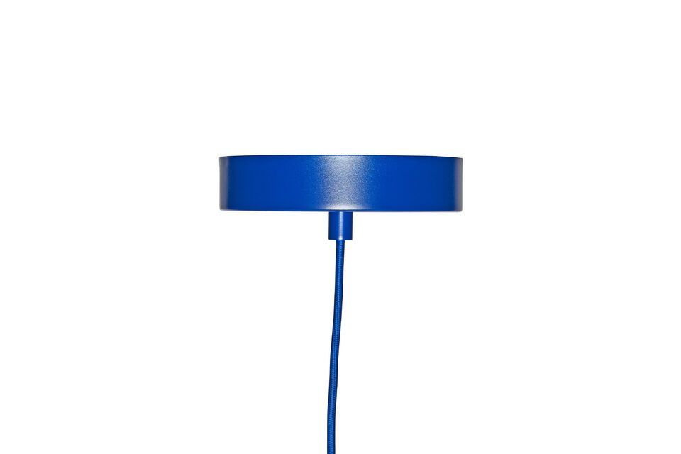 Lampada a sospensione in metallo blu Stage - 6