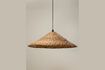 Miniatura Lampada a sospensione in rattan beige Chapeau 2