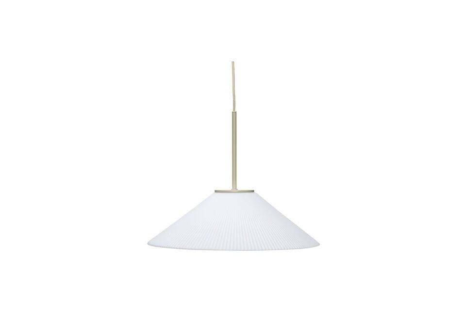 Il design in vetro sabbia aggiunge un tocco naturale e morbido all\'illuminazione