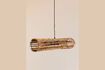 Miniatura Lampada a sospensione Savana in rattan beige 2