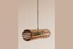 Miniatura Lampada a sospensione Savana in rattan beige 3