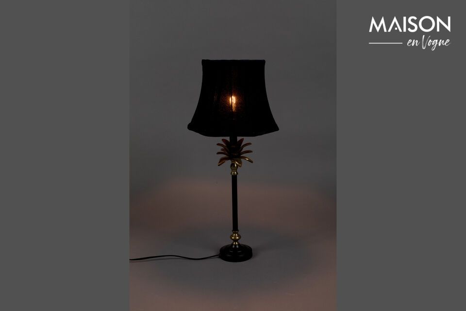 Lampada da tavolo Cresta in alluminio nero DutchBone