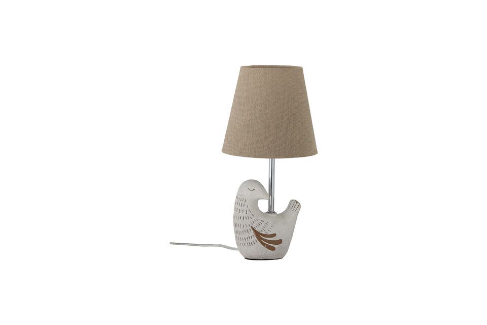 Lampada da tavolo in gres bianco Kylie Bloomingville