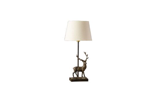 Lampada da tavolo in ottone nero Deer Foto ritagliata