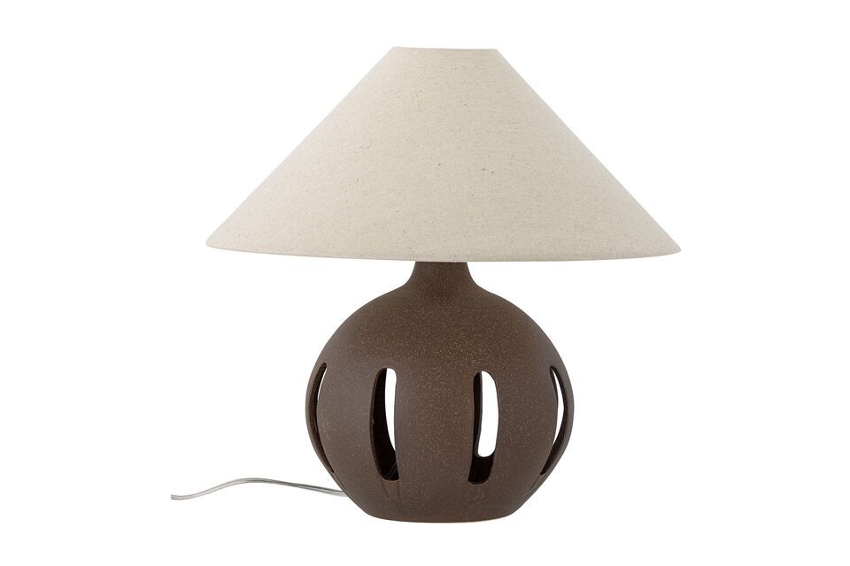 Lampada da tavolo Liana in gres marrone Bloomingville