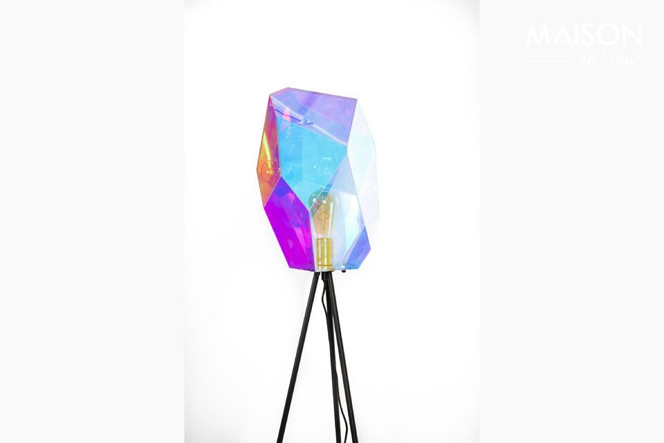 Lampada da terra in ferro multicolore Diamond - 8