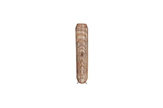 Lampada da terra in rattan beige Vannes