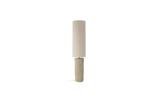 Lampada da terra Payah in pietra arenaria beige