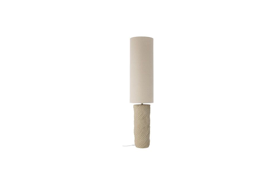 Lampada da terra Payah in pietra arenaria beige Bloomingville