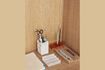 Miniatura Organizer in cristallo bianco Wave 4