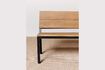 Miniatura Panchina contemporanea in teak beige 5