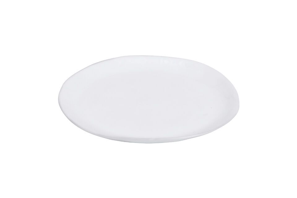 Piatto da dessert ovale Porcelino White Pomax